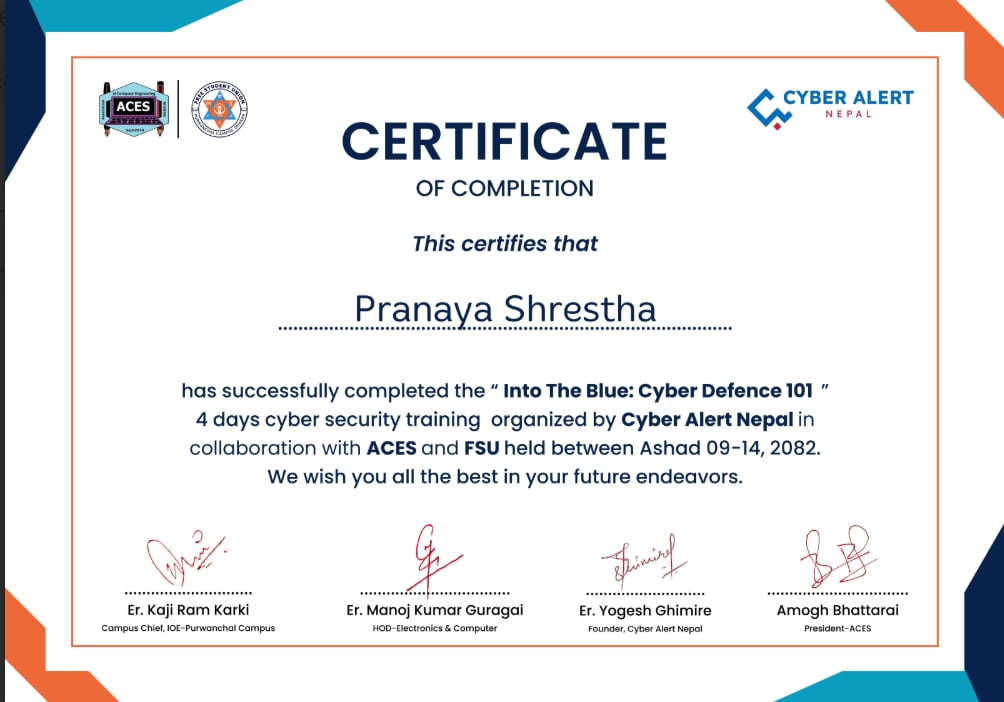 Certificate 2